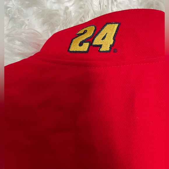 Nascar NWT Jeff Gordon Vintage DuPont Racing Flames Jacket by JH Designs-Size XL - Picture 10 of 14